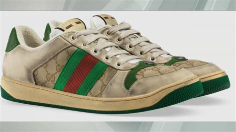 scratched gucci shoes|Gucci shoes dirty look.